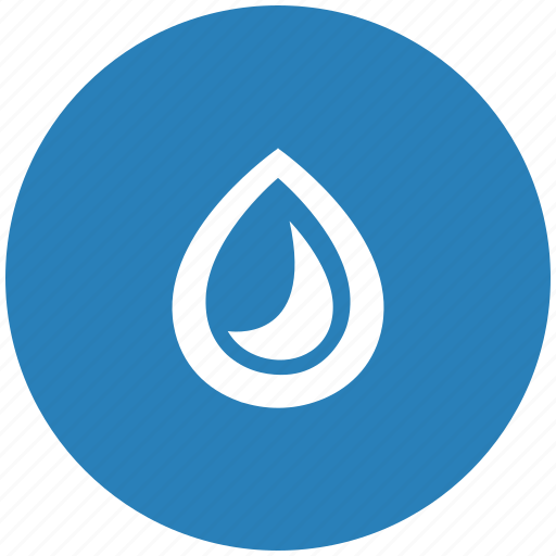 Blue, color, drop, ink, printing, round icon - Download on Iconfinder
