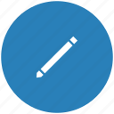 blue, edit, instrument, pen, pencil, round
