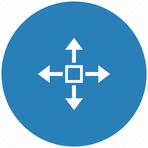 Blue, cursor, round, turn, window icon - Download on Iconfinder