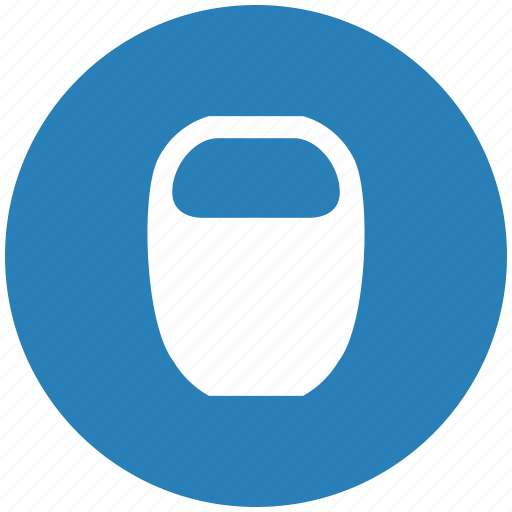 Blue, fitness, kettlebell, round, strong, weight icon - Download on Iconfinder