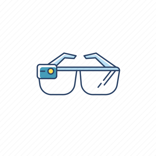 Augmented, device, mobile, optical, portable, reality, smart glasses icon - Download on Iconfinder