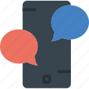 communication, conversation, function, mobile, phone