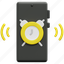 alarm, clock, time, and, date, ui, alert, smartphone, watch, cell, phone, 3d 