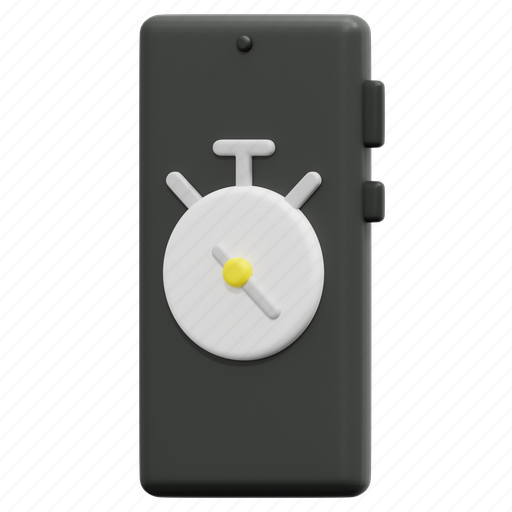 Timer, time, stopwatch, wait, mobile, phone, interface icon - Download on Iconfinder