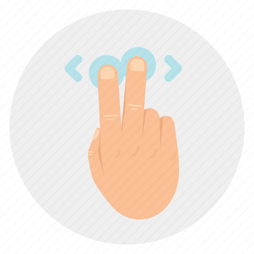 Finger, gestures, horizontal, scroll, swipe, touch icon - Download on Iconfinder