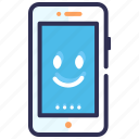 happy, mobile insurance, mobile protection, mobile safety, replacement, smiley
