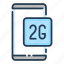 2g, mobile, network, phone, signal, smartphone 