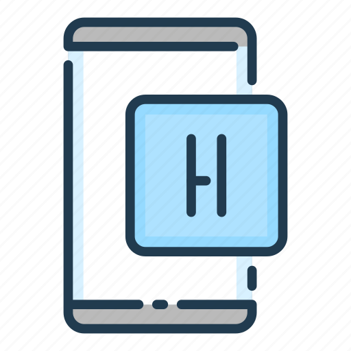 Communication, h, mobile, network, phone, signal icon - Download on Iconfinder