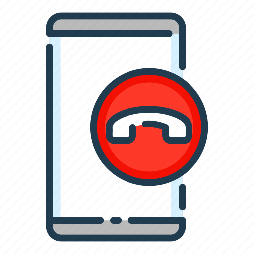 Call, decline, end, mobile, phone, smartphone icon - Download on Iconfinder
