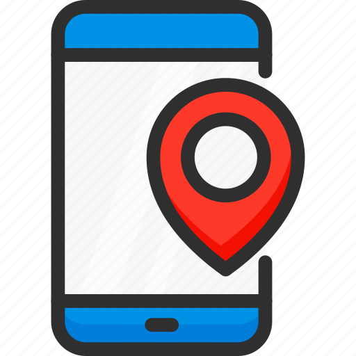 Location, mobile, phone, pin, pointer, service, smartphone icon - Download on Iconfinder