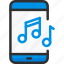 audio, mobile, music, phone, service, smartphone, song 