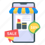 mobile store, mcommerce, mobile shopping, eshopping, cosmetic sale 