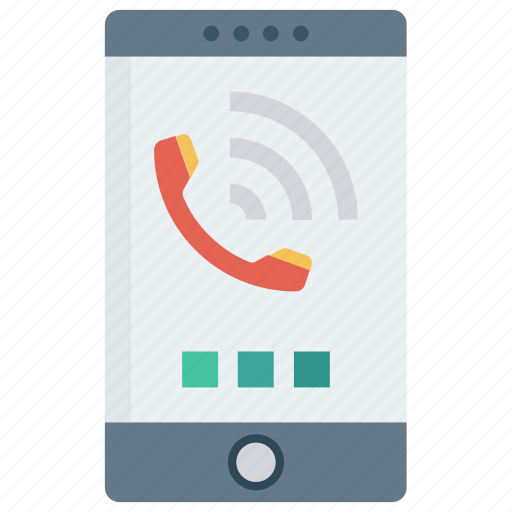 Call, device, mobile, phone, receiving icon - Download on Iconfinder
