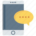 chat, message, mobile, phone, text