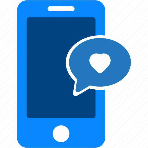 Comment, heart, mobile, favorites, iphone, love, smartphone icon - Download on Iconfinder