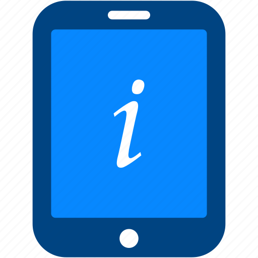 Info, tablet, help, information, sign, support icon - Download on Iconfinder