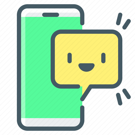 Mobile, chatbot, chat, bot, assistant, message, chat bot icon - Download on Iconfinder