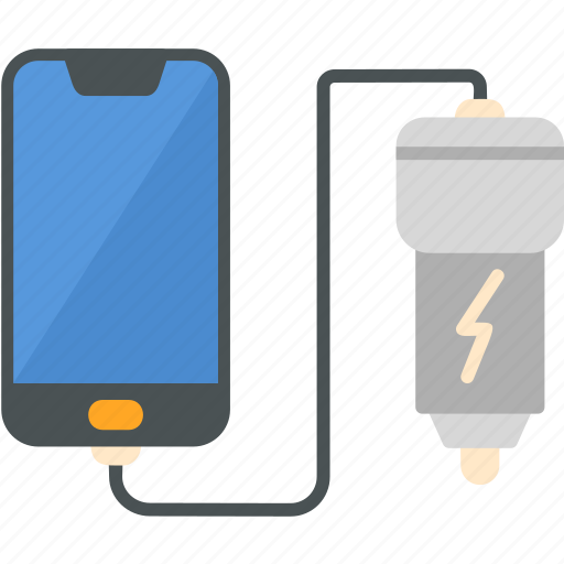 Car, phone, chargingmobile, technologycarchargingphonenotification icon - Download on Iconfinder