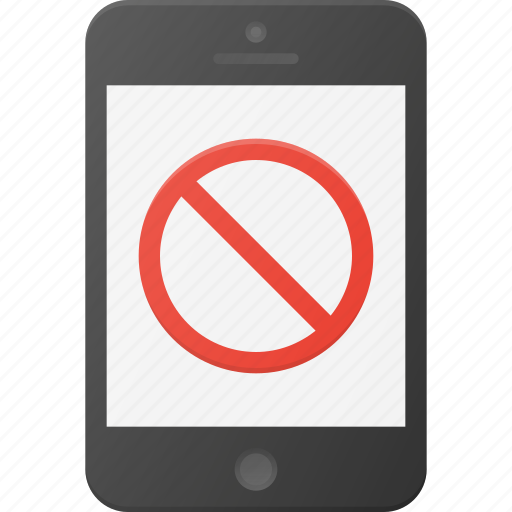Disable, mobile, no, phone, smart, smartphone icon - Download on Iconfinder
