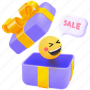 gift box, present, gift, sale, box, price 