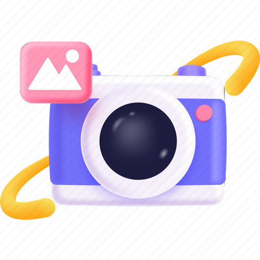 Camera, digital, photo, photography, technology, image 3D illustration - Download on Iconfinder