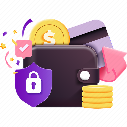 Finance, payment, banking, coin, currency, dollar, money 3D illustration - Download on Iconfinder