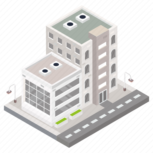 Building, city architecture, commercial building, modern building, urban building illustration - Download on Iconfinder