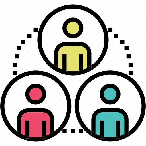 Collaboration, group, hierarchy, people, team, teamwork icon - Download on Iconfinder