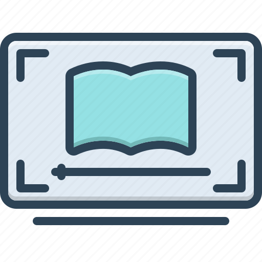 Ebook, education, guidance, online, teaching, video lesson, webinar icon - Download on Iconfinder