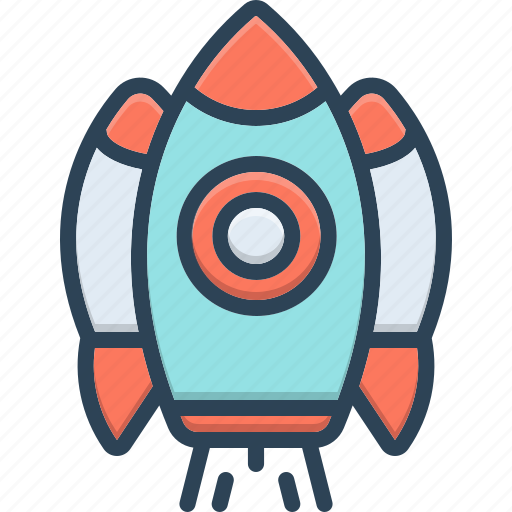 Flame, launch, rocket, rocket ship, space, technology, universe icon - Download on Iconfinder