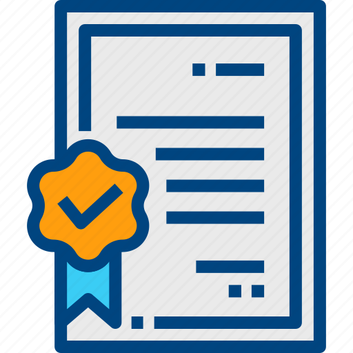 Award, certificate, certification, degree, diploma, document, seal icon - Download on Iconfinder