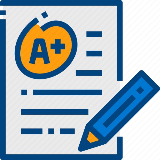 Essay, exam, paper, pencil icon - Download on Iconfinder