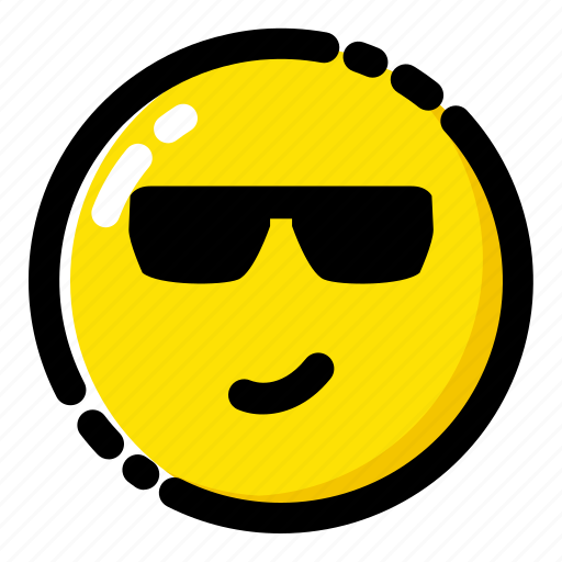 Cool, emoji, emoticon, expression icon - Download on Iconfinder