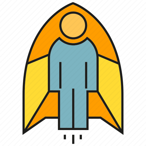 Aerial, fly, jetman, people, technology icon - Download on Iconfinder