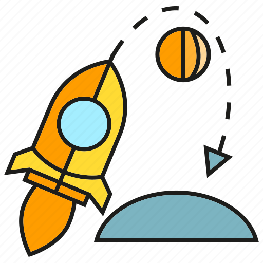Astronomy, launch, reusable rocket, rocket, spaceship icon - Download on Iconfinder