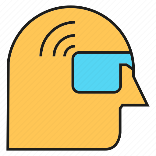Device, eyeglass, head, headset, virtual reality icon - Download on Iconfinder