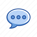 chat, comment, inbox, message