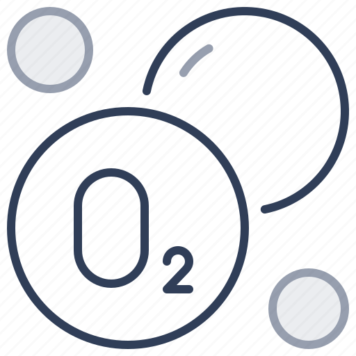 Oxygen, o2, molecule, chemistry, science icon - Download on Iconfinder