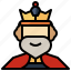 avatar, king, man, monarchy, people, royalty, user 