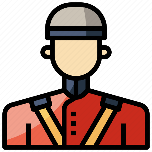 Cultures, guard, jobs, officer, police, professions, royal icon - Download on Iconfinder