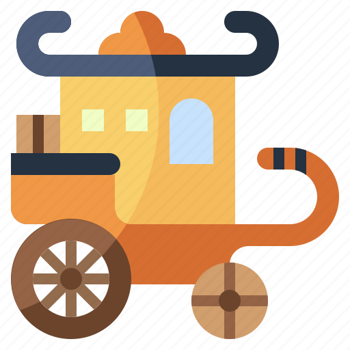 Carriage, fairy, fantasy, folklore, legend, tale, transportation icon - Download on Iconfinder