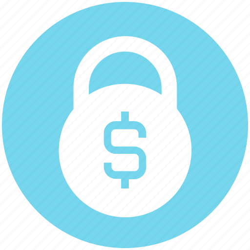 Dollar, finance, financial security, lock, lock and security, money, security icon - Download on Iconfinder