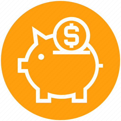 Coin, finance, money, pig, piggy, piggy bank, saving icon - Download on Iconfinder