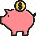 bank, banking, coin, investment, money, piggy, save