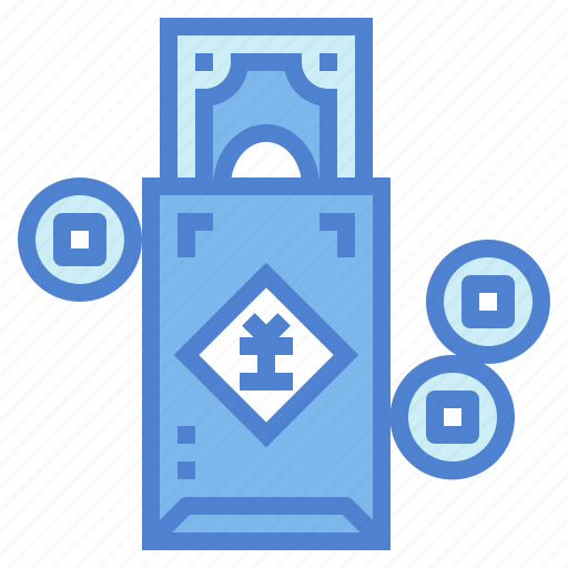 Coins, cultures, envelope, money, red icon - Download on Iconfinder