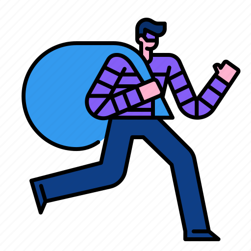 Burglar, crime, criminal, man, robber, robbery, thief icon - Download on Iconfinder