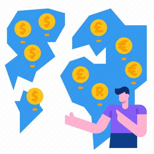 Business, currency, economy, global, money, world, worldwide icon - Download on Iconfinder