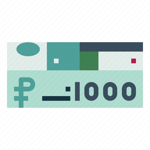 Ruble, banknote, money, cash, currency icon - Download on Iconfinder