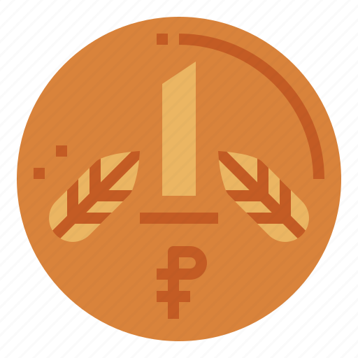Ruble, coin, money, cash, currency icon - Download on Iconfinder