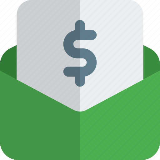 Dollar, mail, money, currency, cash icon - Download on Iconfinder